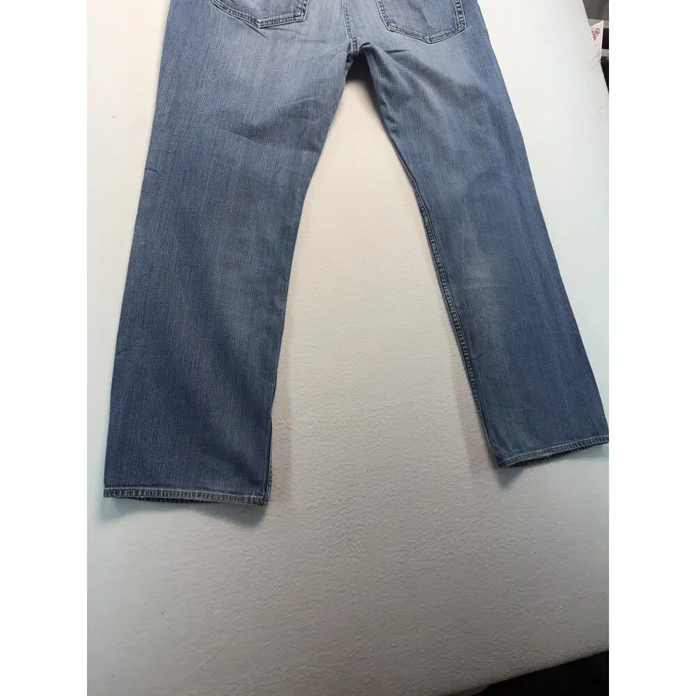 Old Navy Jeans Men 38x32 Loose Fit Skater Casual Straight Leg RN73277 Flex